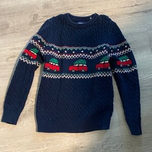 Lands End Navy Cotton sweater size 4T